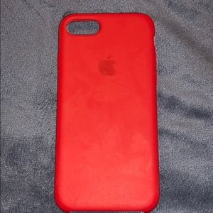 Apple - Red IPhone 8 Silicone Case -
